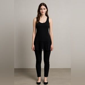 Chic Black Sleeveless Top
